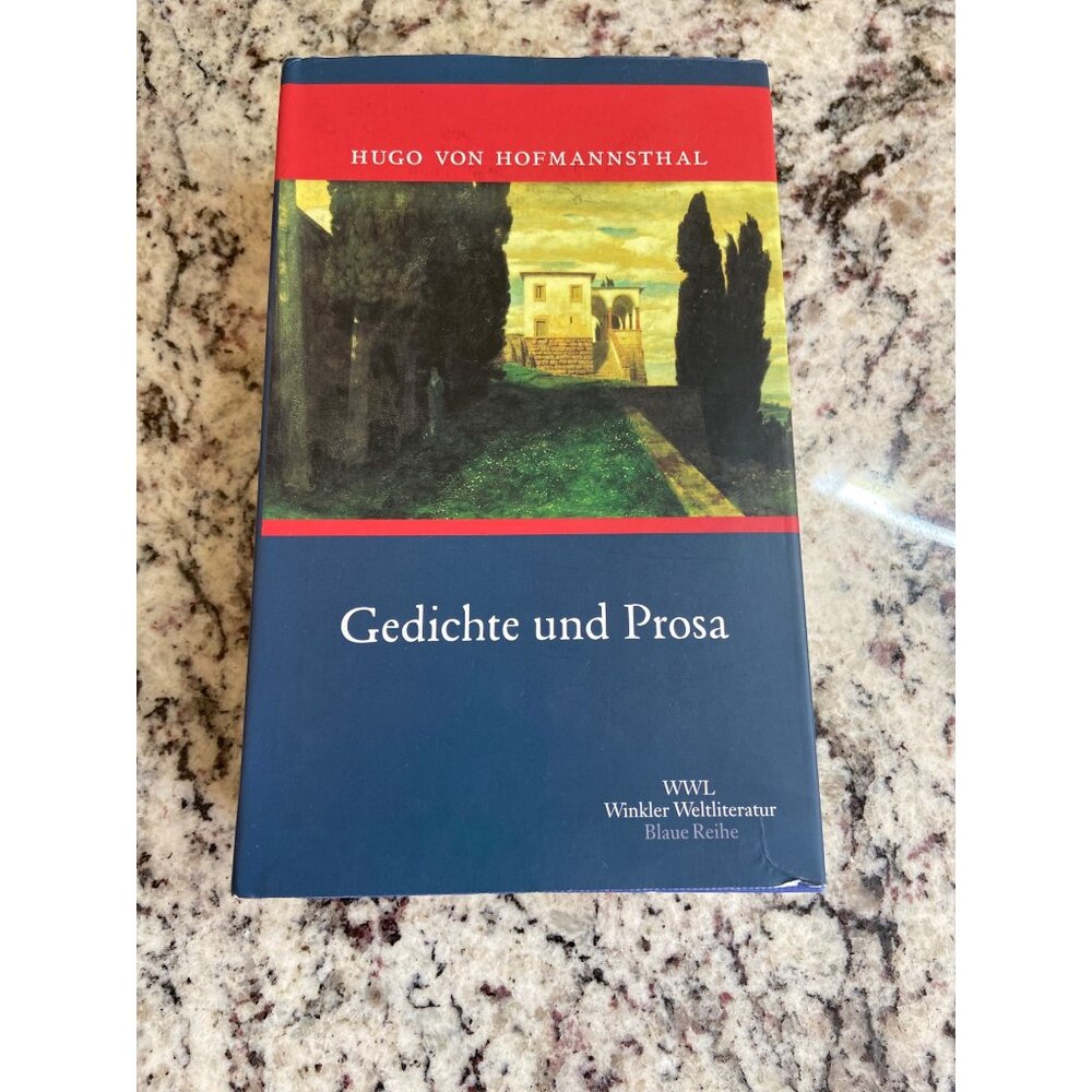 Gesammelte Werke 1 Gedichte und Prosa Hugo von Hofmannsthal Hardcover 2003
